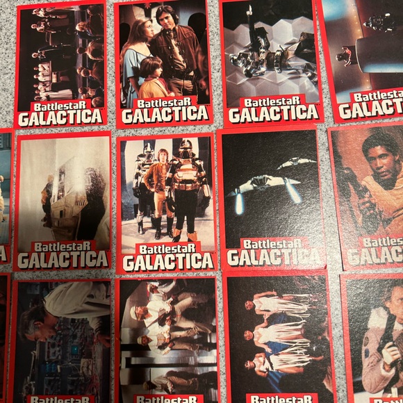 Complete 1978 Vintage Battlestar Galactica Collectors card set 1-36 - Picture 9 of 16